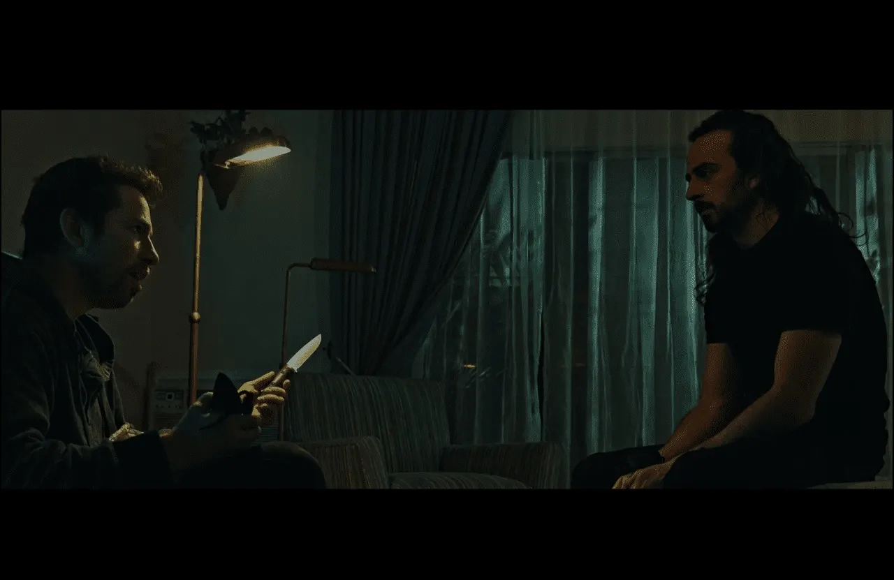 Still from Dead English